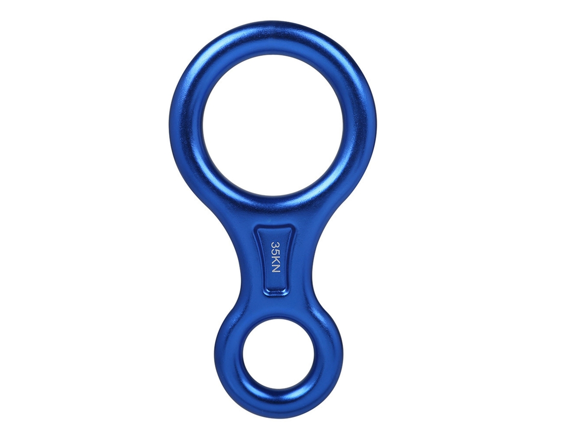 Descensor Figure 8 35kn Equipamento de Escalada Azul