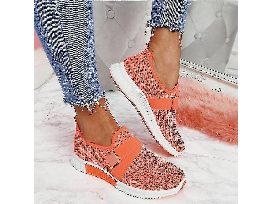 2026 zapatos Slip on para Mujer com Sola Ortopédica, Sneakers de Moda Plataforma, Respiráveis Y Cómodos para Caminhar