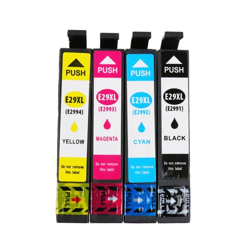 Conjunto de 4 Tinteiros Nº 29xl para Epson T 2991 2992 2993 XL T29xl para Xp235 Xp247 Xp245 Xp332 Xp335 Xp342 Xp345 Xp435 Xp432 MDUG