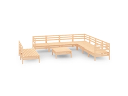 Garden Lounge Set, Garden Lounge Sets Vidaxl Marrom Madeira De Pinho (n/a)