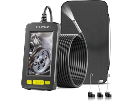 Endoscópio Ultra Fino Câmara 3 9Mm Monitor 4 3 1080P 5 Metros Semirrígido ILIHOME