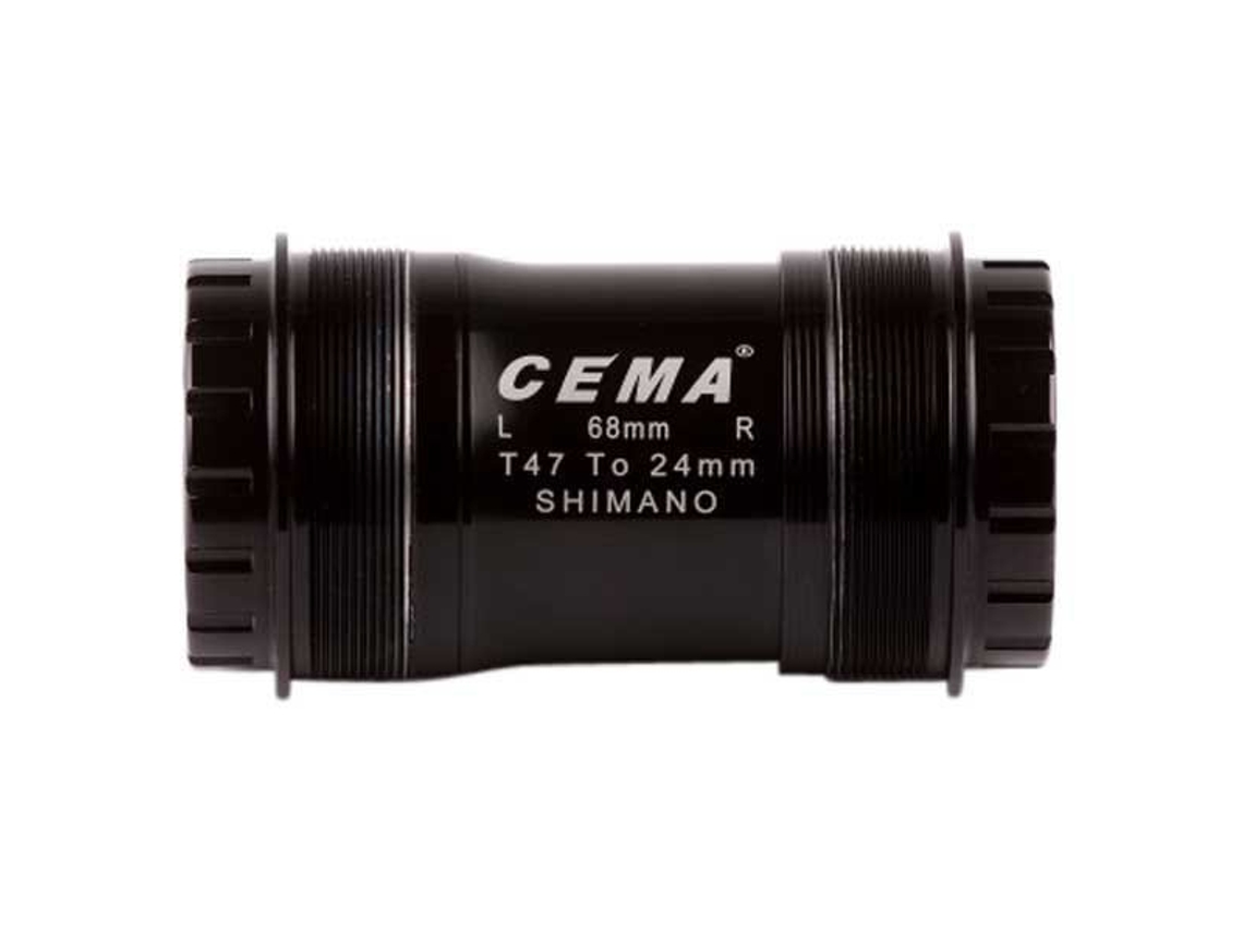 Copos de Suporte Inferior de Aço Inoxidável para Shimano T47 Prateado 68/73 Mmcema