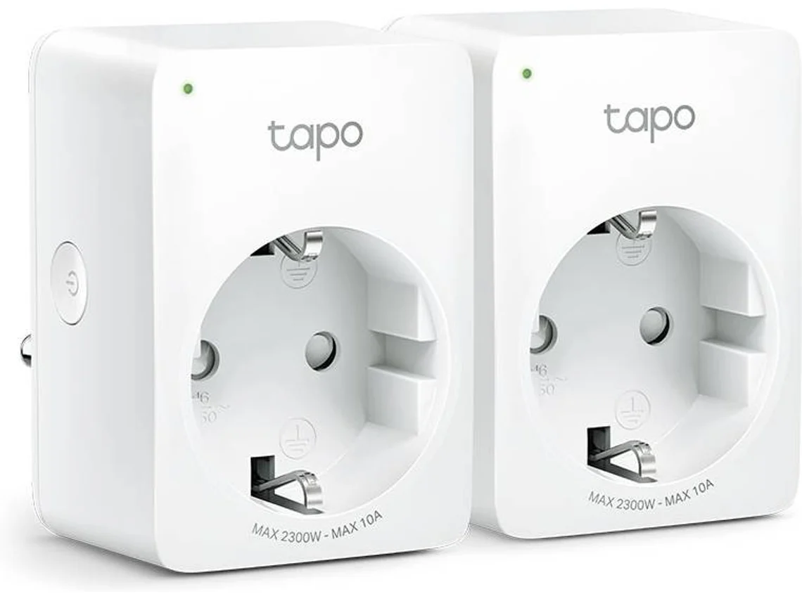 Pack 2 Tomadas Inteligentes TP-LINK Tapo P100