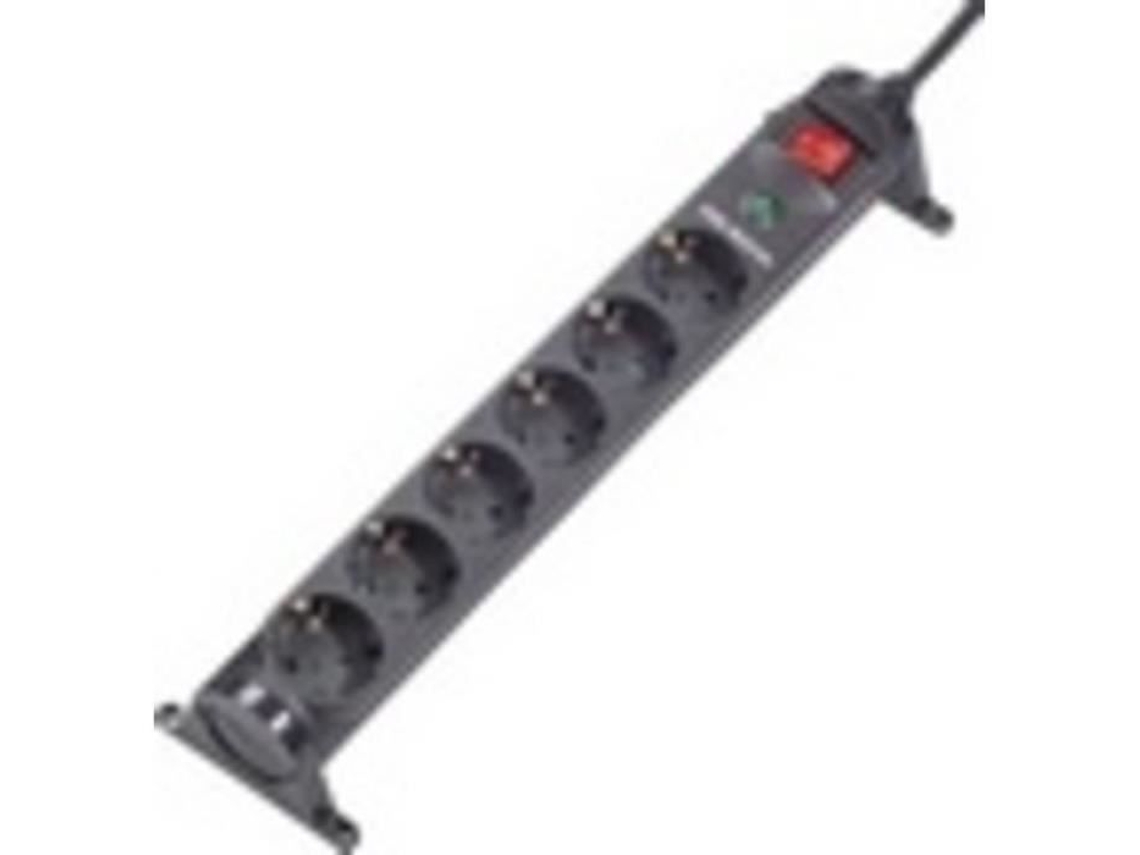 Multiprise Com Proteção Contra Sobretensões Renkforce 615f Cmb S 6 Tomadas Vermelho 16a