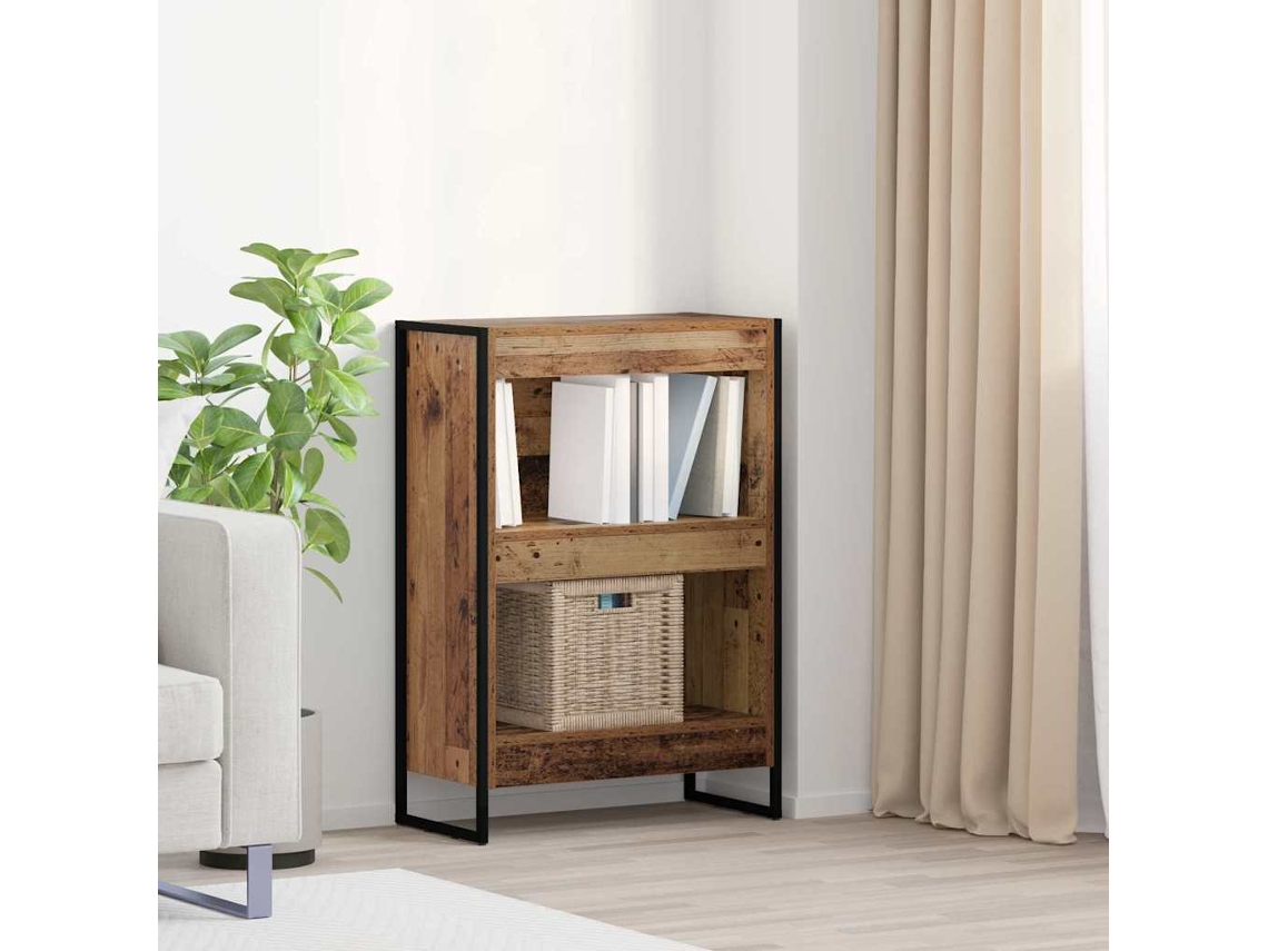 Vidaxl Gabinete De Livros 60 X 30 X 86,5 Cm Derivados De Madeira