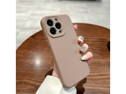 Capa Para Iphone (cáqui (magnética), Apple 16 Plus), Silicone Líquido, Resistente A Quedas, Com Fixação Magnética Magsafe.