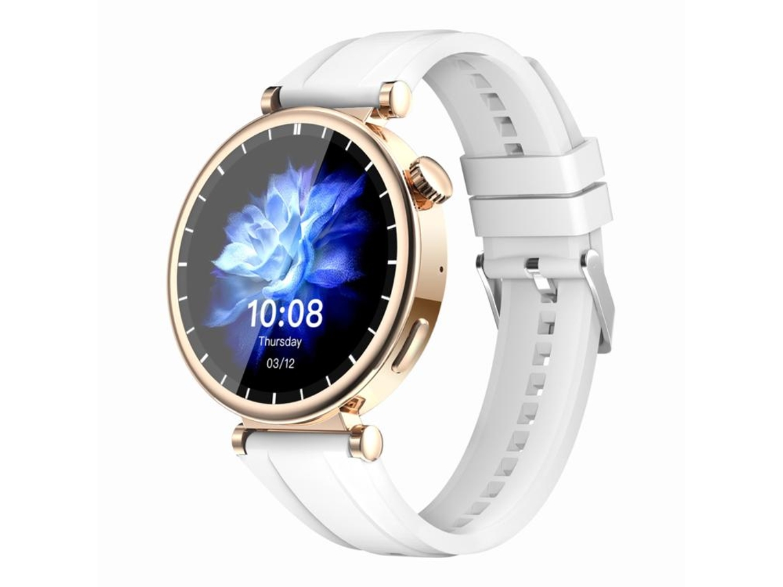 (dourado + Branco) Smartwatch Esportivo À Prova D'água Ip67 De 1,28 Polegadas.