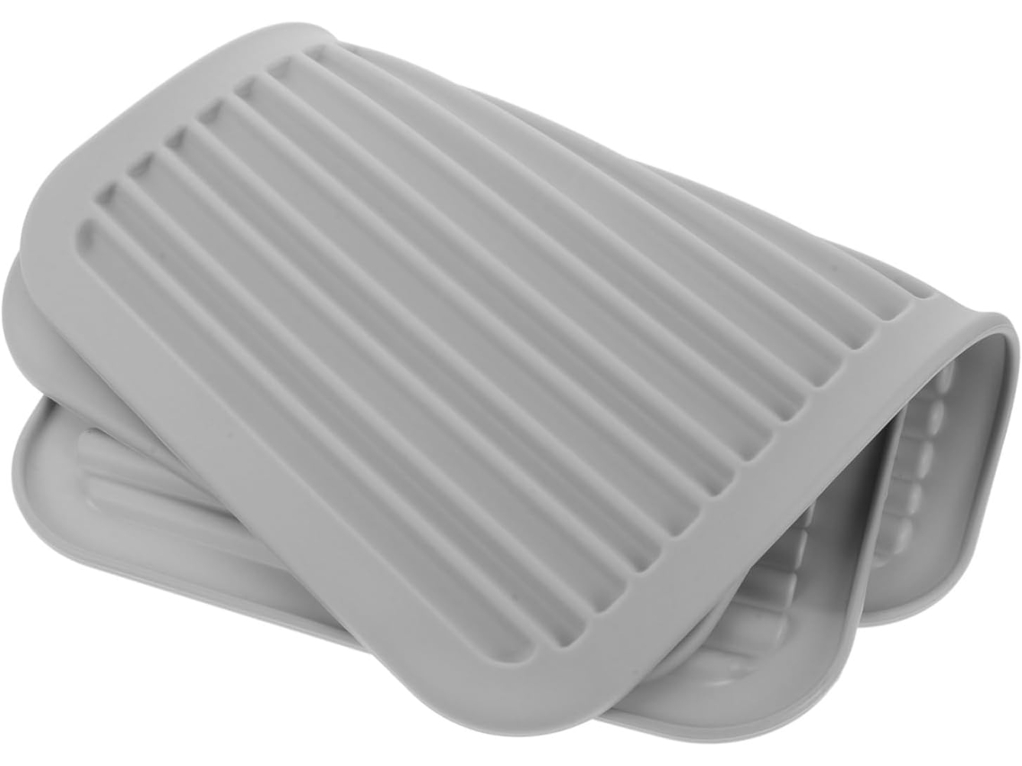 Jogo De 2 Tapetes Silicone Para Mesas E Bancadas, Resistentes Ao Calor, Antiderrapantes Fogões Panelas Vayotoy