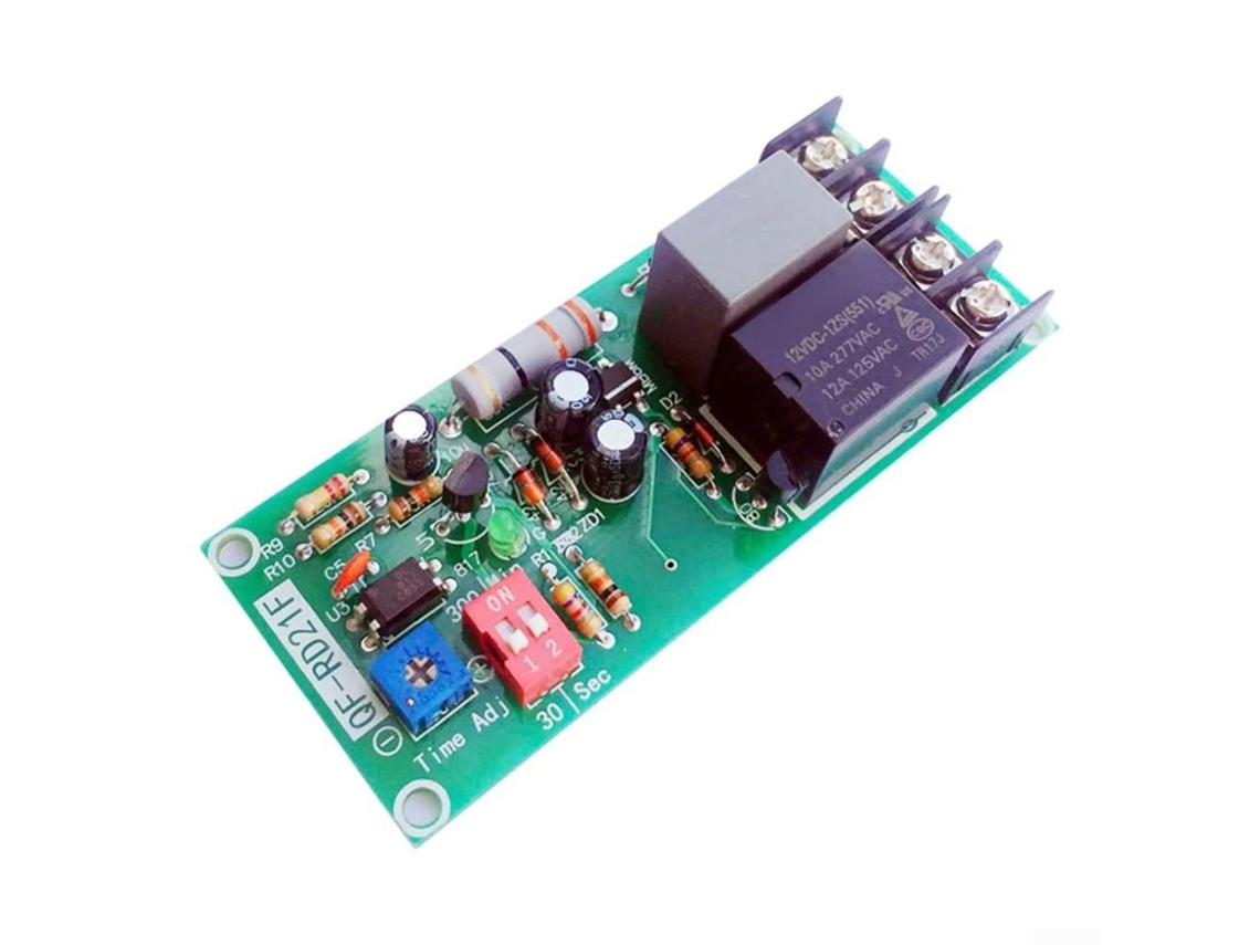 Placa Interruptor Retardo Verde Design Compacto