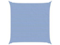 Conjunto 1 Vela De Sombra Vidaxl Azul Polietileno De Alta Densidade (6 X 6 M)