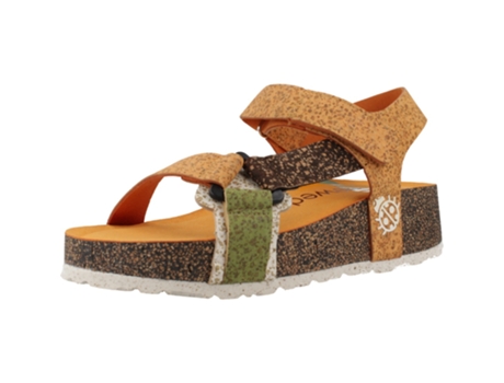 Sapatos de Mulher YOKONO Tecido Laranja (36)