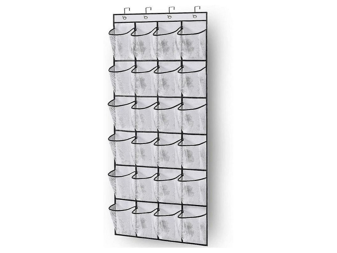 Sapateira multifuncional Fasst para pendurar em casa, com bolsos espaçosos e material durável. CUIDADOS