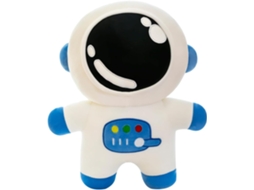 Pelúcia Astronauta 40cm Azul, Almofada Macia para Abraçar, Boneco