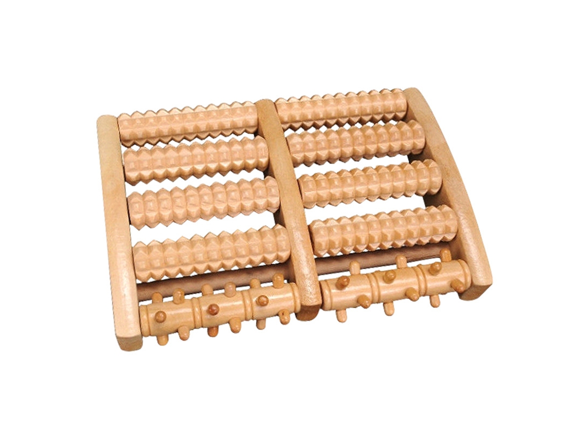 Lurelia Rolo De Massagem Para Pés, Fascite Plantar, Madeira, Formato Portátil, Conforto Viagem