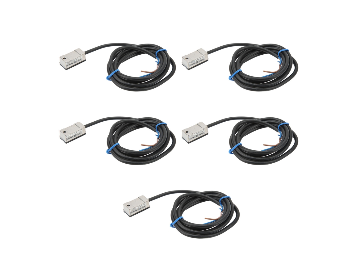 5pcs Chave Magnética Com Cabo Sensor Magnético 100ma Controle Circuito Elétrico Ac Dc 5‑240v