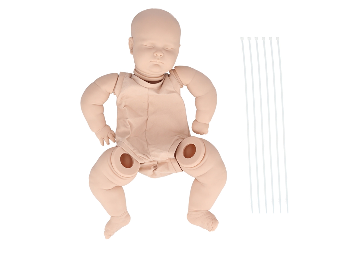 Kit De Boneco Reborn 60cm Sem Pintura Peças De Molde Diy Boneco Realista Brinquedo