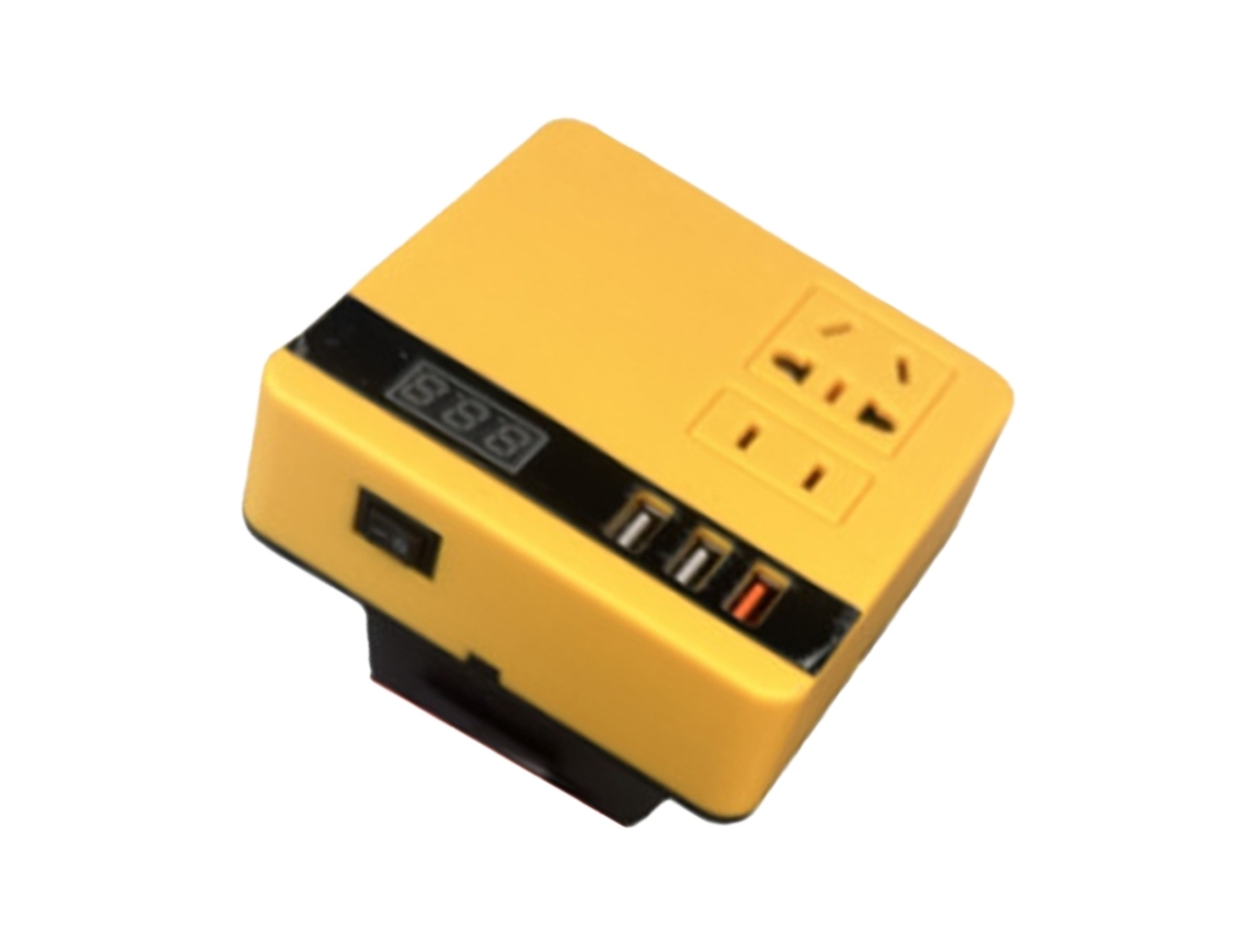Inversor De Energia Leve, Pequeno Gerador De Estação Energia, Carregador De Bateria Multifuncional, Adaptador Conversor Para Viagens E Uso Doméstico