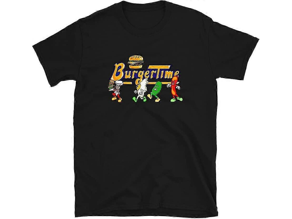 Mod.3 Arcade Burger Time Camiseta Retrô Vintage Dos Anos 80 Para Videogame, Console De Jogos, Cozinha, 8 Bits Ly Ebike