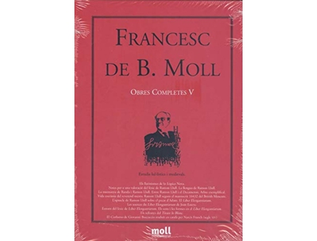 Livro Estudis Lul·Lístics I Medievals de Francesc De Borja Moll Casasnovas (Catalão)