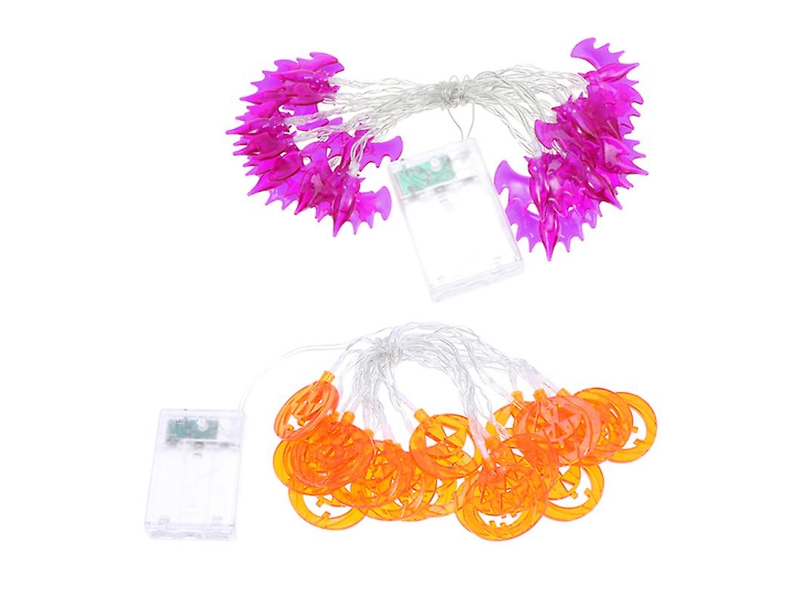 2 Unidades De Cordão De Lâmpada Para Decorações De Halloween