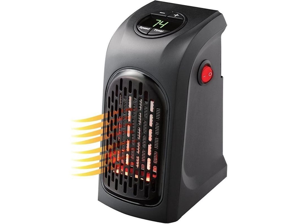 Aquecedor Espacial Sem Fio Nova Line com termostato ajustável 400w | S/MARCA
