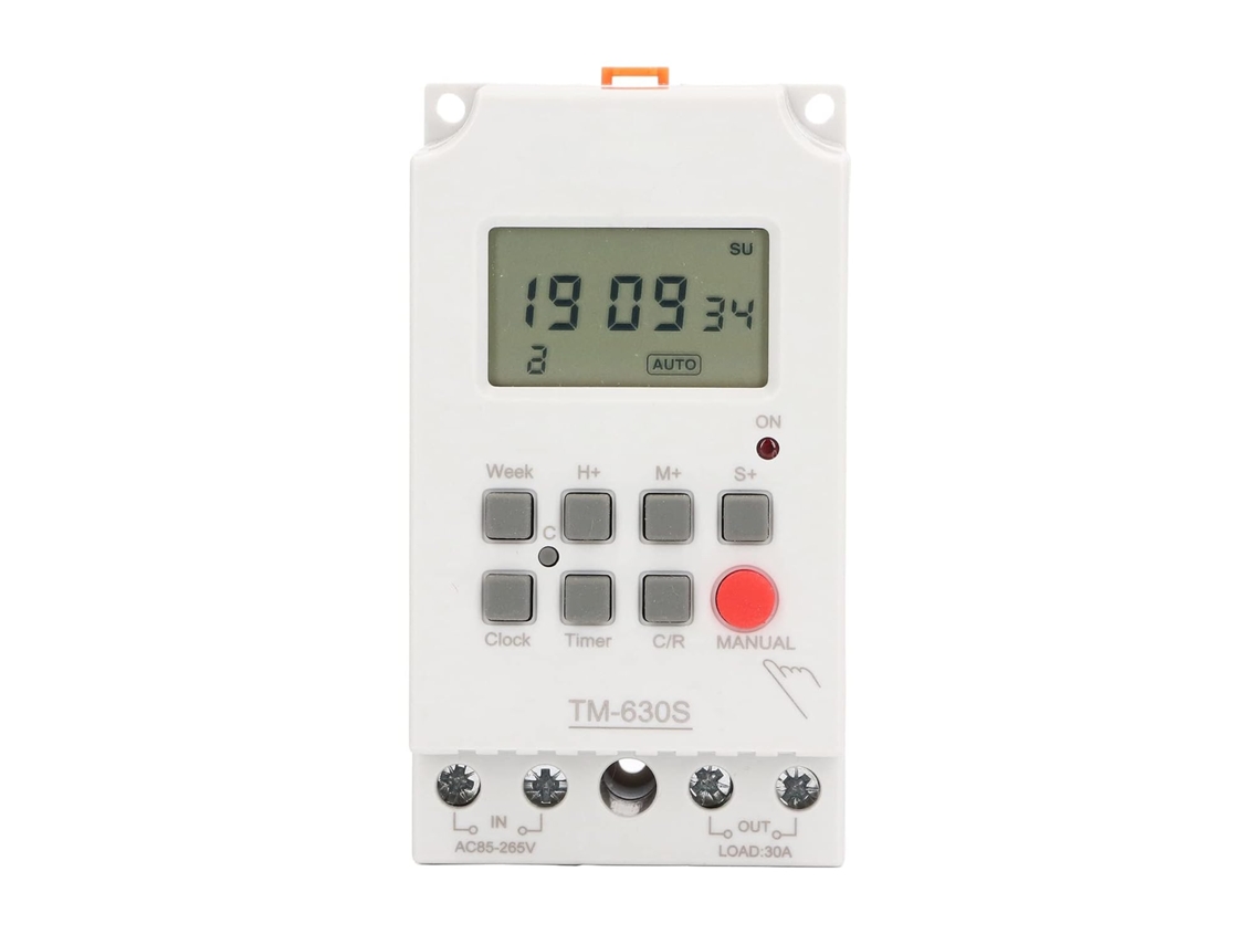 Interruptor Temporizador Digital Abs Com Segunda Configuração 30a.
