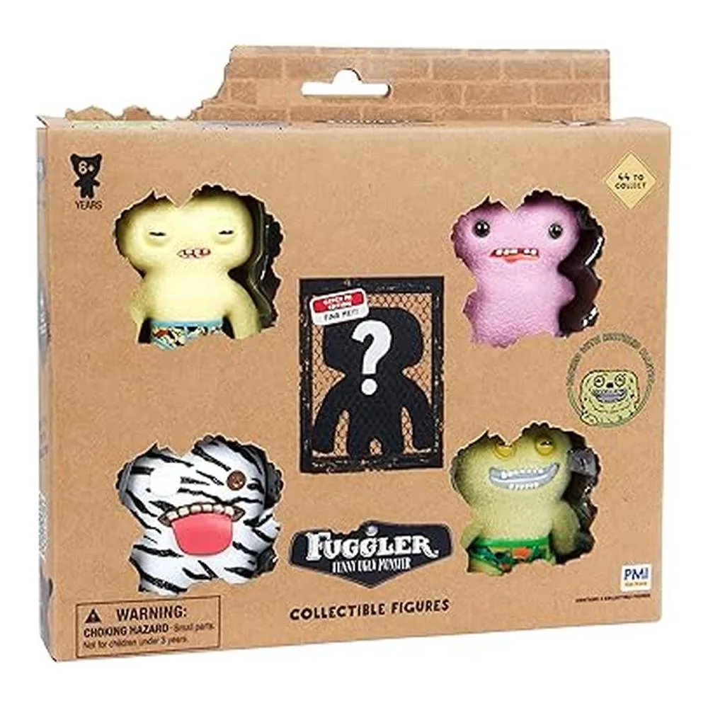 Pacote de 5 figuras Bizak Fuggler com pôster colecionável Edição 7 64110400 7 Bizakp25