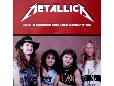 Vinil Metallica Live At The Hammersmith Odeon London September 21Th 1986 (Vinil Roxo Marmoreado) 180 Gramas