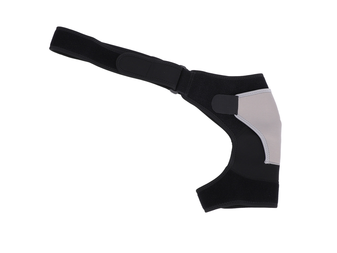 Vlrla-2026faja De Ombro Respirável Absorvente De Suor Com Camada De Preenchimento Espessa, Suporte Universal Para Recuperação Cinza Preto