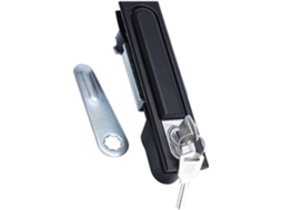 Fechadura Ms490, Ms490 Preta Para Armário De Distribuição, Porta