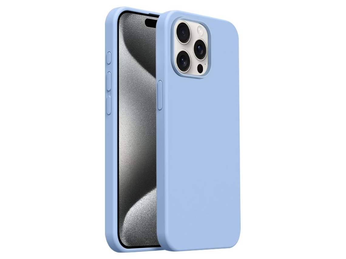 Capa De Silicone Líquido Ultra Fina Para Iphone 15 Pro Max - Cobertura Total - Magsafe