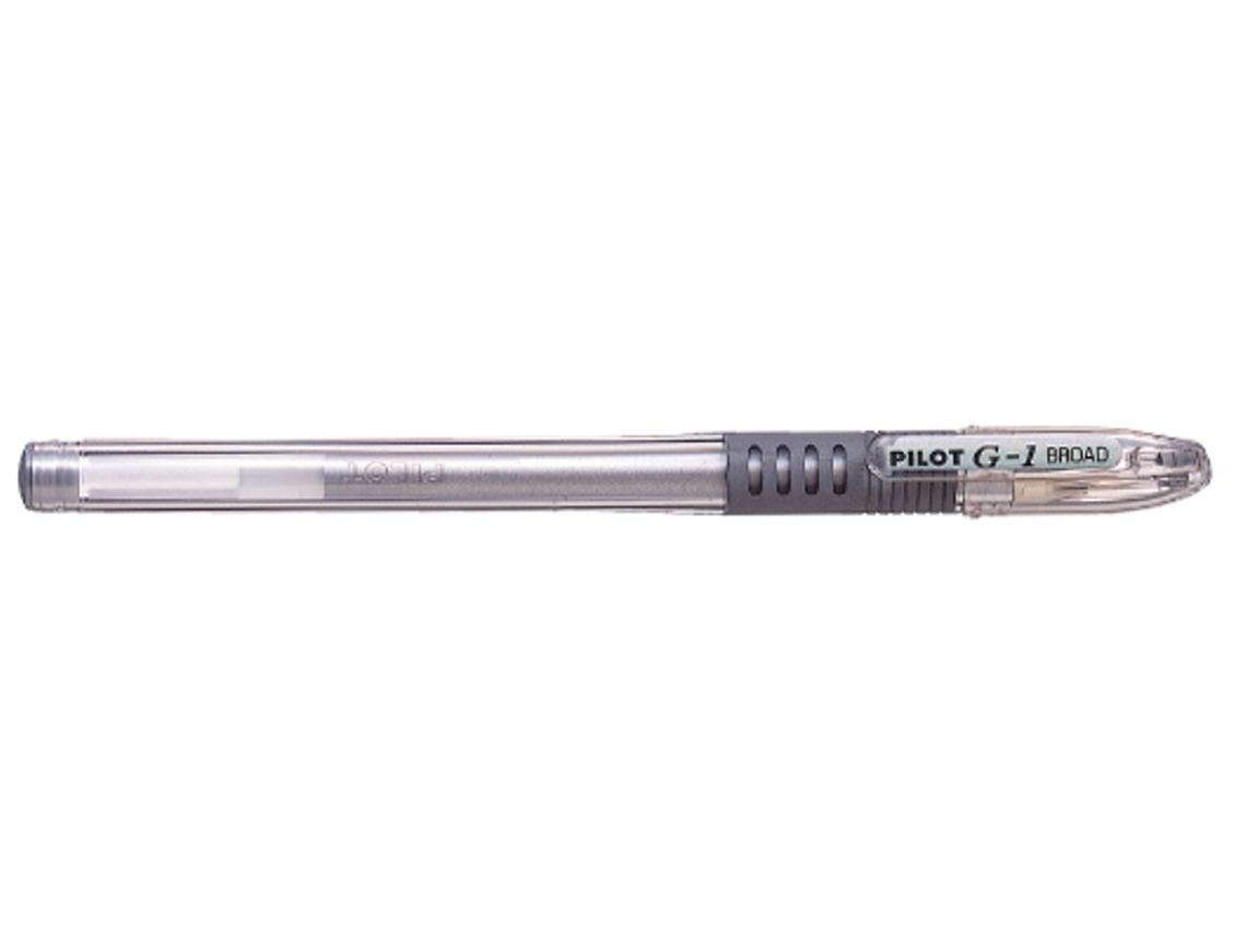 Caneta Gel PILOT G1-10 Grip Prata