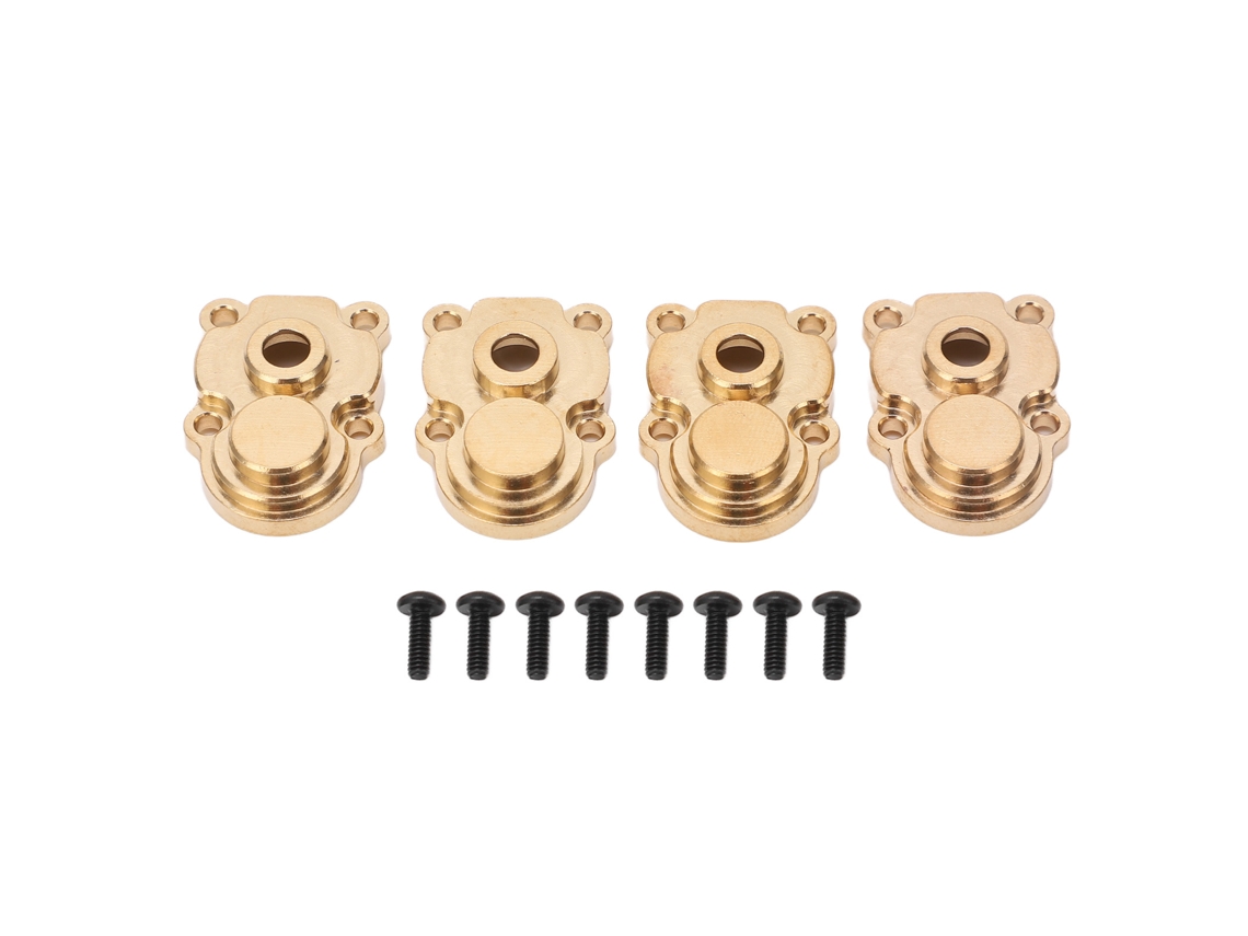 Mali 4pcs Capa de Junta de Direção em Latão para Rc Fms 1/24 Fcx24 Crawler Resistente À Oxidação