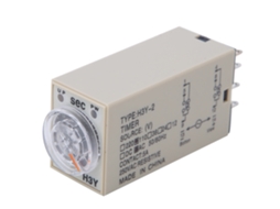 Relé de Tempo H3Y 2, 8 Pines, Ajustável, 0.3s, 110vac, para Electrodomésticos