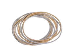 Pulseira Retrátil Em Aço Carbono Com Mola Para Mulheres