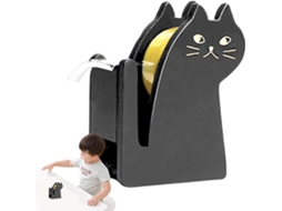 Dispensador de fita adesiva no formato Mesa Madeira da Gato Design