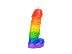 Vela Simulada De Pene Colorida E Divertida Para Ocasiões Especiais