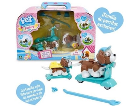 Boneca PET PARADE Pet Parade Family Scooter + Mum + Cachorro (Idade MÃ?Â?Ã?Â?Ã?Â?Ã?Â­nima: 3 Anos)