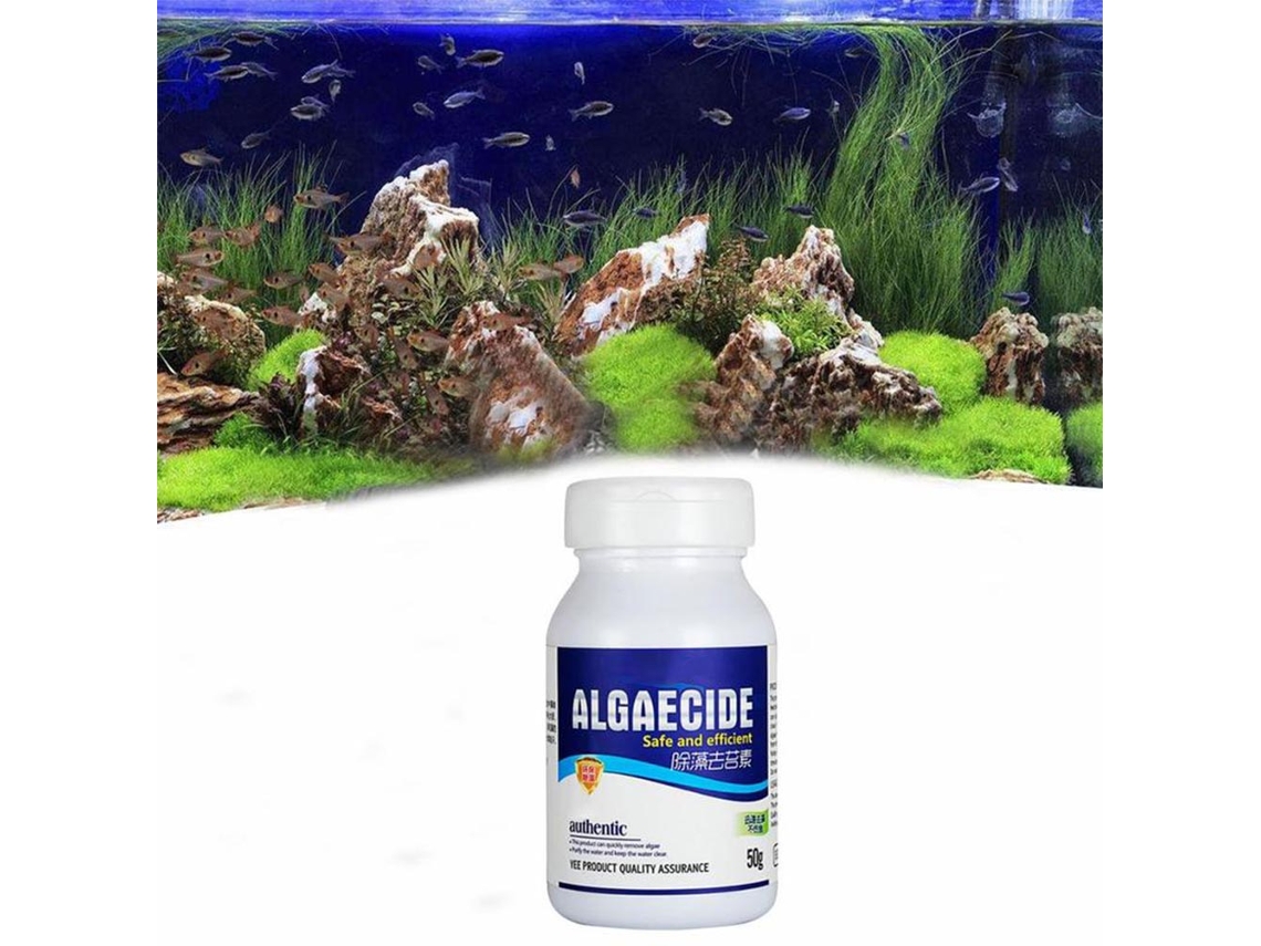 Remove Algas Aquário Limpador De Água Tanque Peixes 50g