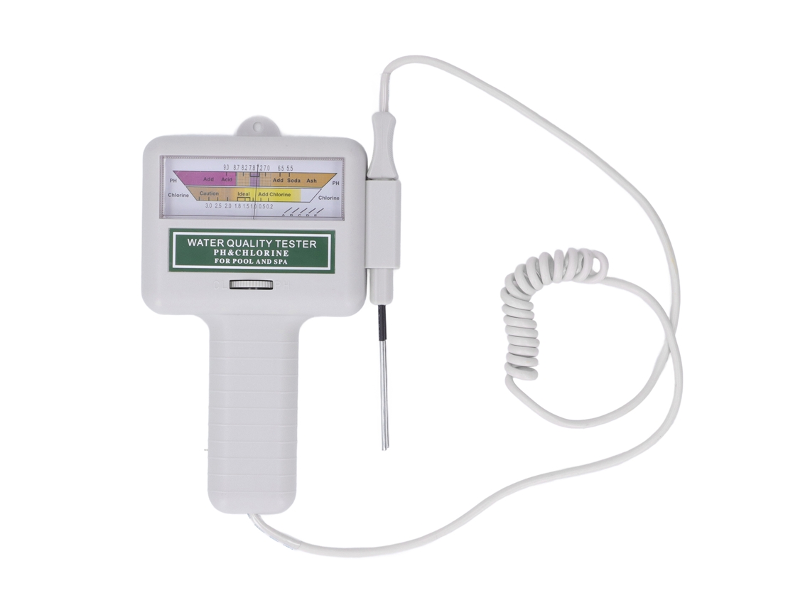 Medidor digital portátil de qualidade da água com pH e cloro para piscinas e spas | S/MARCA