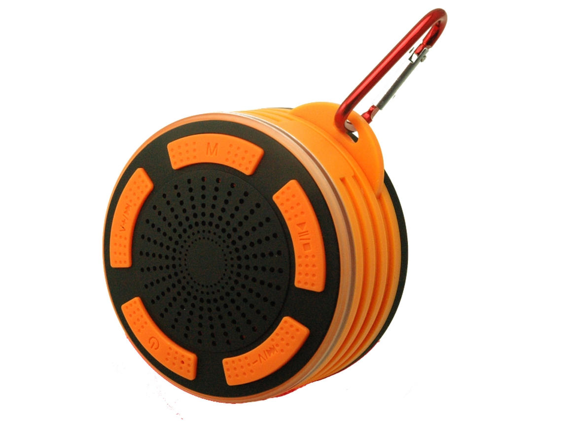 Coluna Bluetooth YIZHOOD Laranja