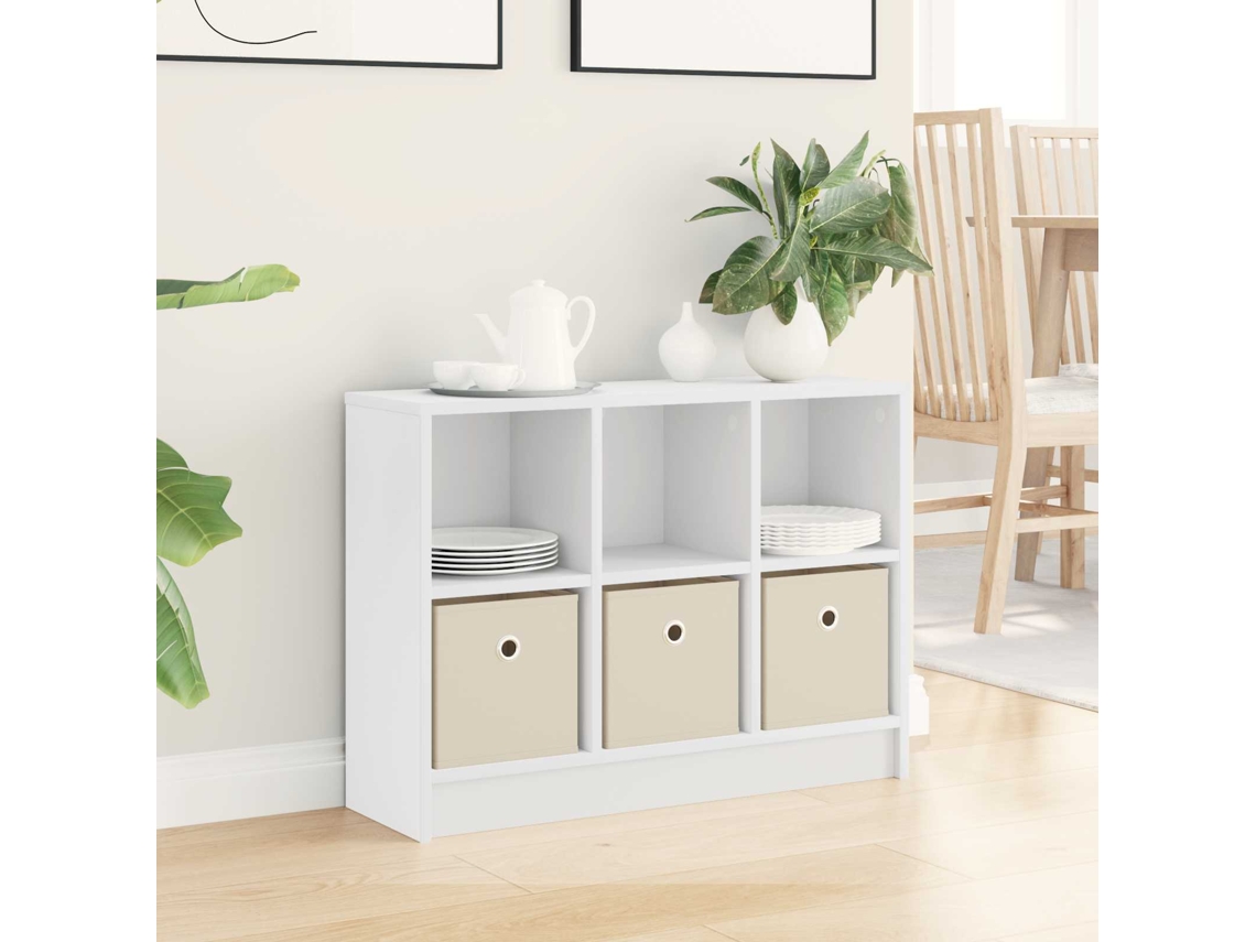 Vidaxl Buffet Com Gaveta Branco 73,5 X 22,5 X 53,5 Cm