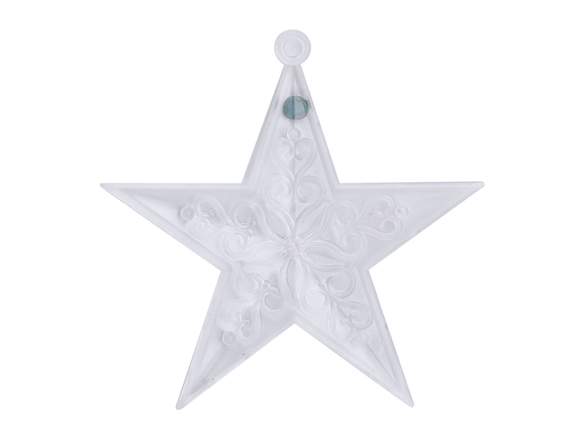 Laxiscreed Conjunto De 12 Ornamentos Natalícios De Acrílico Com Estrelas Para Decoração Festiva Em Casa