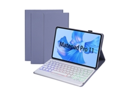Lurelia Capa Com Teclado Bluetooth Para Huawei Matpad 10.4 Retroiluminação Gradiente