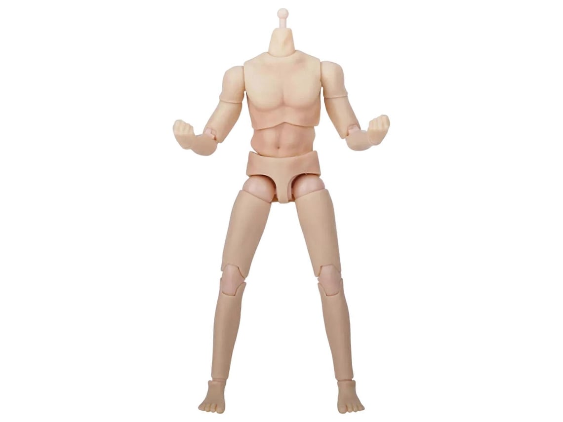 Modelo De Corpo Masculino Semi-flexível, 6 Polegadas, Articulado, Em Abs, Para Exibição Artísticays