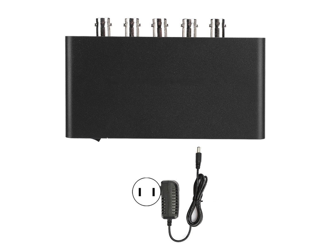 Divisor De Sinal Sdi 3g 1x4 Conversor Distribuidor Adaptador 1 Entrada 4 Saídas