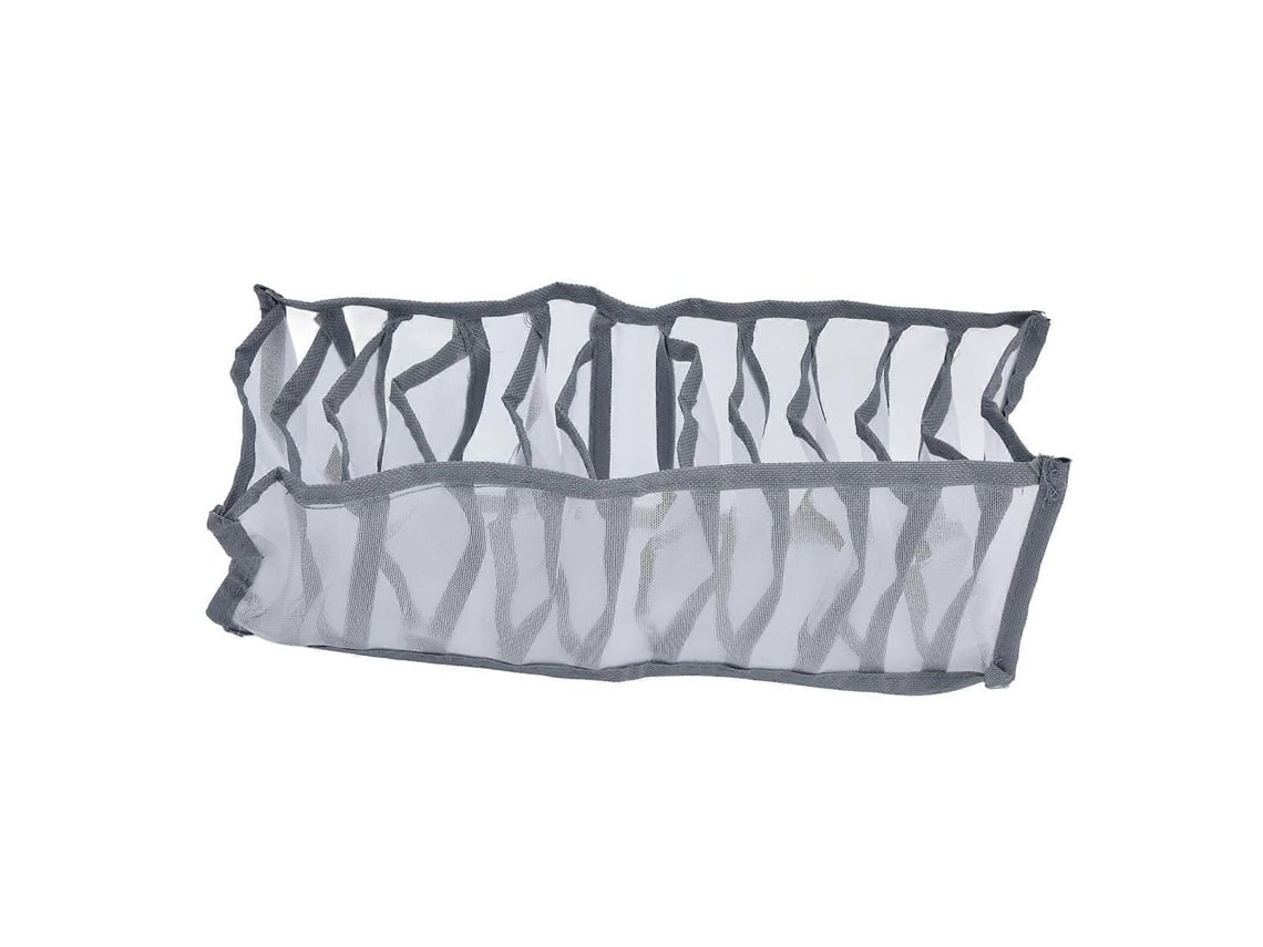 Organizador De Roupas Íntimas De Malha Dobrável E Respirável Para Sutiãs E Calcinhas Com 11 Compartimentos. Olysi Shop