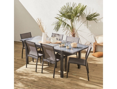 Mesa de Jardim Extensível ALICE'S GARDEN Orlando (Cinzento -150-210cm)