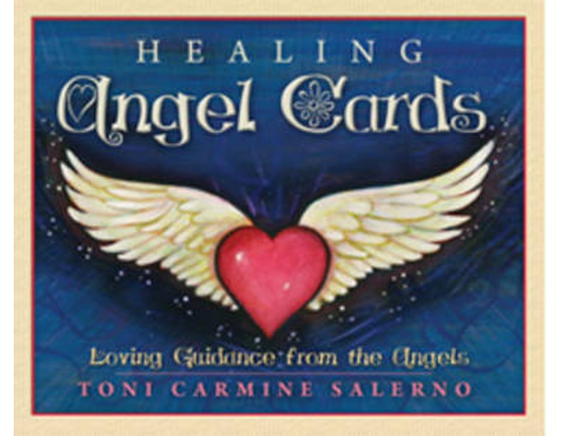Livro Healing Angel Cards de Toni Carmine Salerno (Inglês - Capa Dura)