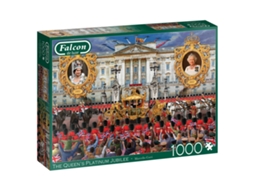 Puzzle Falcon de Luxe The Queen'S Platinum Jubilee 1000 Peças Pessoas